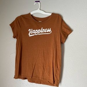 Burnt orange, boyfriend t